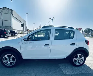 Dacia Sandero Stepway 2019 car hire in Albania, featuring ✓ Petrol fuel and 90 horsepower ➤ Starting from 22 EUR per day.