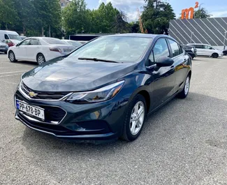 Chevrolet Cruze 2018 car hire in Georgia, featuring ✓ Petrol fuel and 165 horsepower ➤ Starting from 96 GEL per day.