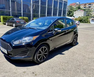 Front view of a rental Ford Fiesta in Tbilisi, Georgia ✓ Car #4691. ✓ Automatic TM ✓ 0 reviews.