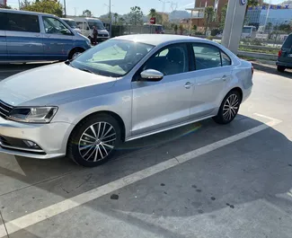 Front view of a rental Volkswagen Jetta in Tirana, Albania ✓ Car #4571. ✓ Automatic TM ✓ 0 reviews.
