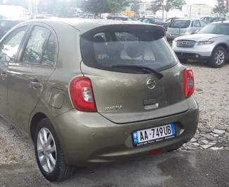Nissan Micra rental. Economy Car for Renting in Albania ✓ Deposit of 300 EUR ✓ TPL, CDW, Abroad insurance options.