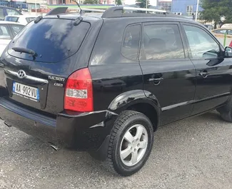 Hyundai Tucson 2009 car hire in Albania, featuring ✓ Diesel fuel and 140 horsepower ➤ Starting from 45 EUR per day.