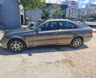 Mercedes-Benz E220 2009 car hire in Albania, featuring ✓ Diesel fuel and 170 horsepower ➤ Starting from 73 EUR per day.