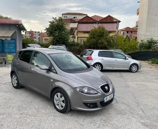 Front view of a rental Seat Altea Xl in Tirana, Albania ✓ Car #4486. ✓ Automatic TM ✓ 0 reviews.