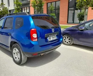 Dacia Duster 2014 car hire in Albania, featuring ✓ Diesel fuel and 109 horsepower ➤ Starting from 38 EUR per day.