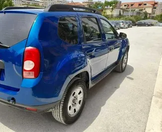 Dacia Duster rental. Economy, Comfort, Crossover Car for Renting in Albania ✓ Deposit of 100 EUR ✓ TPL, CDW, SCDW, FDW, Theft insurance options.