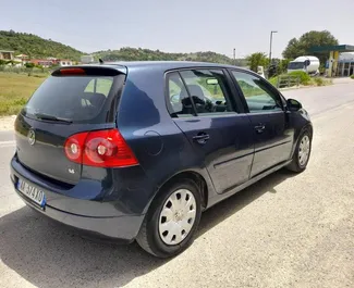 Volkswagen Golf 2007 car hire in Albania, featuring ✓ Gas fuel and 115 horsepower ➤ Starting from 22 EUR per day.