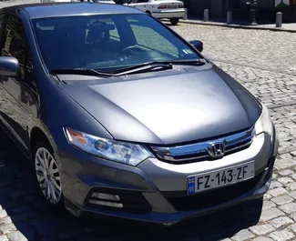 Honda Insight 2012 available for rent in Tbilisi, with unlimited mileage limit.