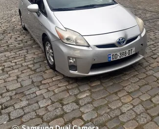 Toyota Prius 2011 car hire in Georgia, featuring ✓ Petrol fuel and 136 horsepower ➤ Starting from 90 GEL per day.