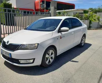 Skoda Rapid 2014 car hire in Albania, featuring ✓ Diesel fuel and 105 horsepower ➤ Starting from 23 EUR per day.