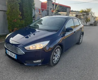 Ford Focus 2015 car hire in Albania, featuring ✓ Diesel fuel and 105 horsepower ➤ Starting from 25 EUR per day.