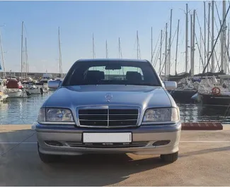Front view of a rental Mercedes-Benz C220 in Barcelona, Spain ✓ Car #4817. ✓ Manual TM ✓ 0 reviews.