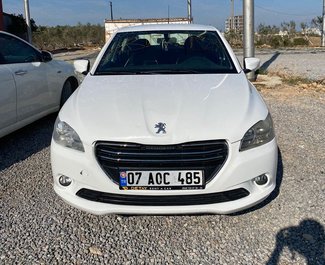 Rent a Peugeot 301 in Antalya Airport (AYT) Turkey
