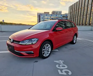 Volkswagen Golf SW 2019 car hire in Czechia, featuring ✓ Diesel fuel and 116 horsepower ➤ Starting from 42 EUR per day.
