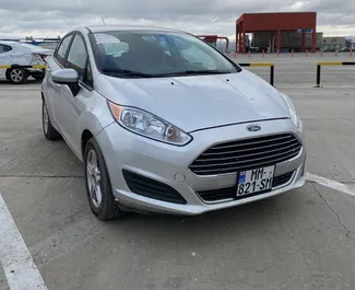 Front view of a rental Ford Fiesta in Tbilisi, Georgia ✓ Car #4877. ✓ Automatic TM ✓ 0 reviews.
