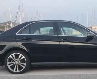 Front view of a rental Mercedes-Benz E350 AMG in Barcelona, Spain ✓ Car #4823. ✓ Automatic TM ✓ 0 reviews.