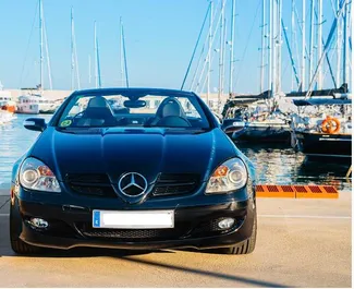 Салон Mercedes-Benz SLK Cabrio для аренды в Испании. Отличный 2-местный автомобиль. ✓ Коробка Автомат.