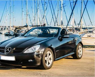 Mercedes-Benz SLK Cabrio 2008 car hire in Spain, featuring ✓ Petrol fuel and  horsepower ➤ Starting from 35 EUR per day.