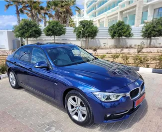 Front view of a rental BMW 320d in Paphos, Cyprus ✓ Car #4754. ✓ Automatic TM ✓ 0 reviews.