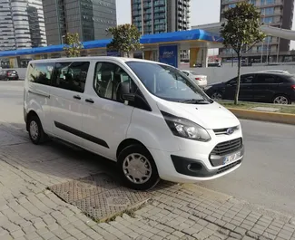 Car Hire Ford Tourneo Custom #4883 Manual at Istanbul Sabiha Gokcen Airport, equipped with 2.2L engine ➤ From Muhammet Yasir in Turkey.