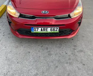 Kia Rio 2019 car hire in Turkey, featuring ✓ Petrol fuel and 110 horsepower ➤ Starting from 22 USD per day.