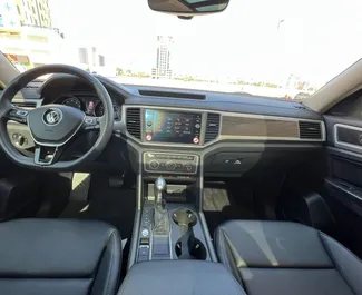 Volkswagen Atlas rental. Comfort, Premium, Crossover Car for Renting in the UAE ✓ Deposit of 1500 AED ✓ TPL, SCDW insurance options.