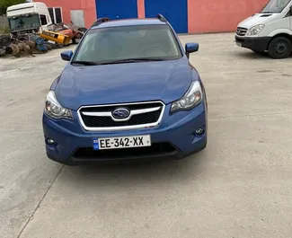 Front view of a rental Subaru Crosstrek in Kutaisi, Georgia ✓ Car #5416. ✓ Automatic TM ✓ 1 reviews.
