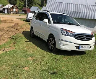 SsangYong Korando Turismo rental. Comfort, Minivan Car for Renting in Georgia ✓ Deposit of 300 GEL ✓ TPL, CDW, SCDW, Abroad insurance options.