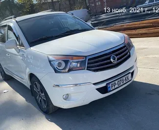 SsangYong Korando Turismo 2015 car hire in Georgia, featuring ✓ Diesel fuel and 178 horsepower ➤ Starting from 180 GEL per day.