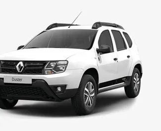 Front view of a rental Renault Duster in Yerevan, Armenia ✓ Car #5482. ✓ Automatic TM ✓ 0 reviews.