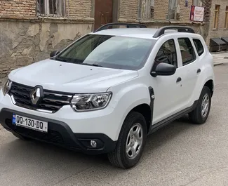 Front view of a rental Renault Duster in Tbilisi, Georgia ✓ Car #5442. ✓ Manual TM ✓ 0 reviews.