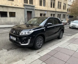 Front view of a rental Suzuki Vitara in Tbilisi, Georgia ✓ Car #5443. ✓ Automatic TM ✓ 0 reviews.