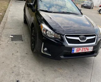 Front view of a rental Subaru XV Premium in Kutaisi, Georgia ✓ Car #5415. ✓ Automatic TM ✓ 0 reviews.