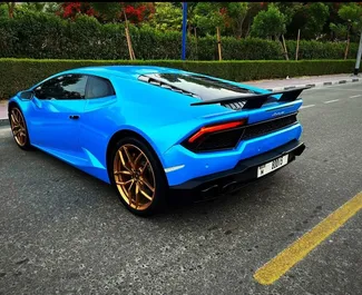 Lamborghini Huracan rental. Premium, Luxury Car for Renting in the UAE ✓ Deposit of 5000 AED ✓ TPL insurance options.