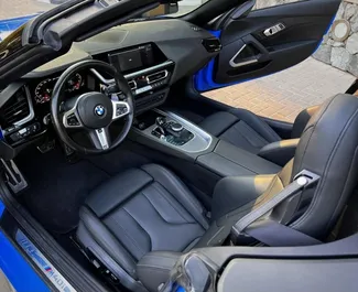 Petrol L engine of BMW Z4 2022 for rental in Dubai.