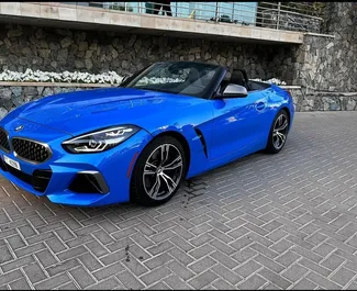 BMW Z4 2022 car hire in the UAE, featuring ✓ Petrol fuel and  horsepower ➤ Starting from 1188 AED per day.