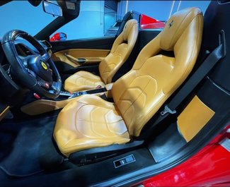 Ferrari 488 Spider, Petrol car hire in UAE