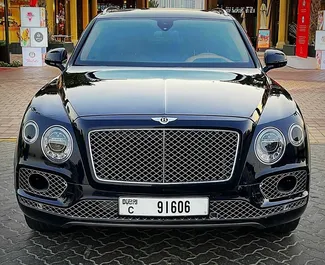 Bentley Bentayga 2022 car hire in the UAE, featuring ✓ Petrol fuel and  horsepower ➤ Starting from 2910 AED per day.