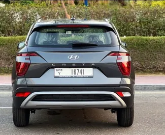 Hyundai Creta 2023 available for rent in Dubai, with unlimited mileage limit.