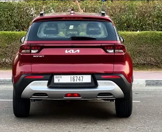 Kia Sonet rental. Economy, Comfort, Crossover Car for Renting in the UAE ✓ Deposit of 2500 AED ✓ TPL insurance options.