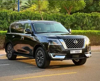 Nissan Patrol rental. Comfort, Premium, SUV Car for Renting in the UAE ✓ Deposit of 3000 AED ✓ TPL insurance options.