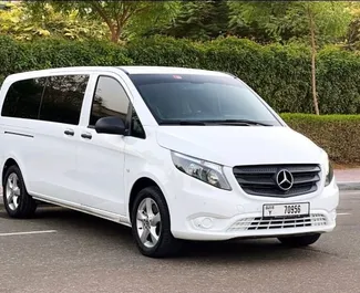 Mercedes-Benz Vito rental. Comfort, Premium, Minivan Car for Renting in the UAE ✓ Deposit of 3000 AED ✓ TPL insurance options.