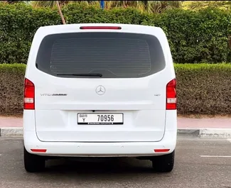 Mercedes-Benz Vito 2023 car hire in the UAE, featuring ✓ Petrol fuel and  horsepower ➤ Starting from 1188 AED per day.