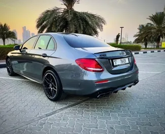 Petrol L engine of Mercedes-Benz E300 2022 for rental in Dubai.