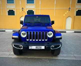 Car Hire Jeep Wrangler Sahara #5648 Automatic in Dubai, equipped with L engine ➤ From Karim in the UAE.