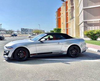 Cheap Ford Mustang Cabrio, 2.3 litres for rent in  UAE