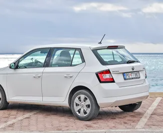 Skoda Fabia 2018 car hire in Montenegro, featuring ✓ Petrol fuel and 110 horsepower ➤ Starting from 20 EUR per day.