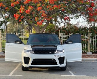 Rent a Range Rover Sport-SVR in Dubai UAE