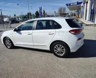 Car Hire Hyundai i30 #6034 Manual at Thessaloniki Airport, equipped with 1.4L engine ➤ From Anna in Greece.