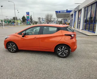Nissan Micra 2019 available for rent at Thessaloniki Airport, with 150 km/day mileage limit.